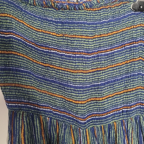 Urban Outfitters Rambaugh striped tube top wide leg jumpsuit size Medium - Picture 6 of 9